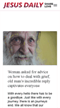 Mobile Screenshot of jesusdaily.com