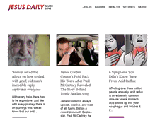 Tablet Screenshot of jesusdaily.com
